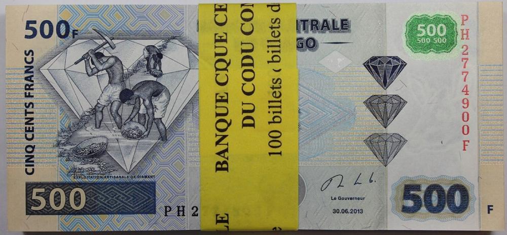 Congo 500 Franc (2013), Unc... image