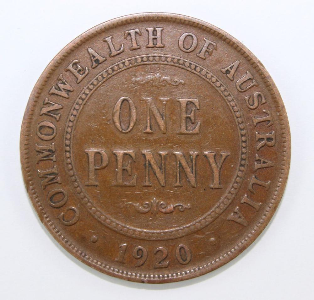 Australia 1920 .//. Penny, ... image