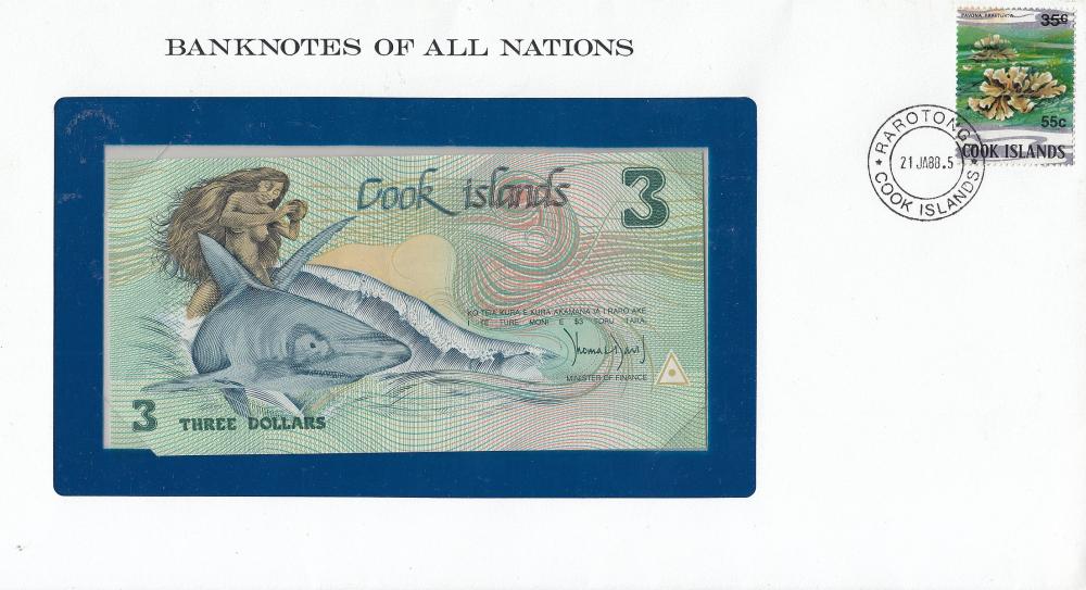 Cook Islands 3 Dollar (1987... image