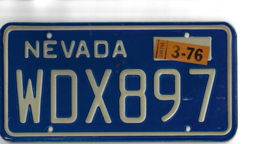 U.S.A. Nevada Car Number Pl... image