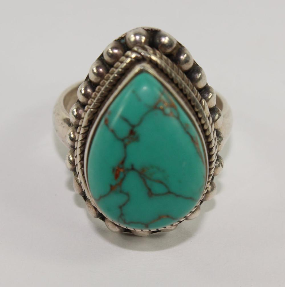 Turquoise Ring in Sterling ... image