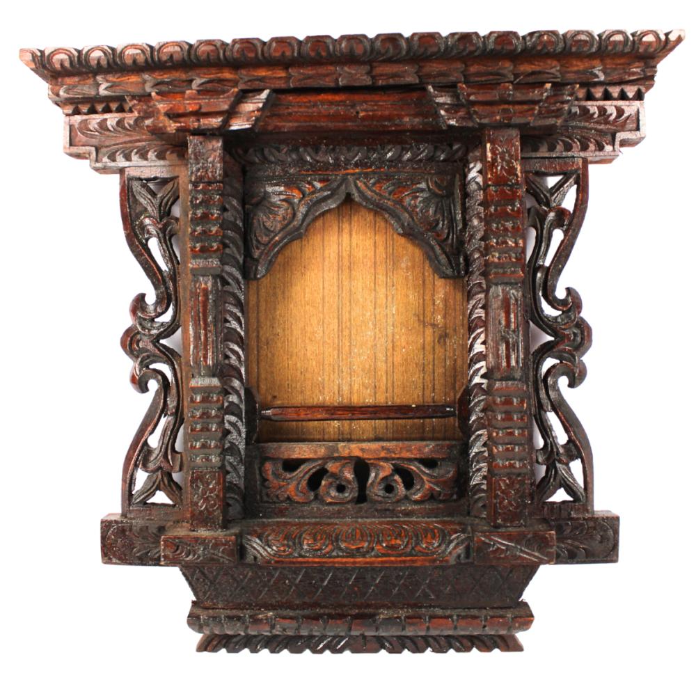 Vintage Indian Wooden Pictu... image