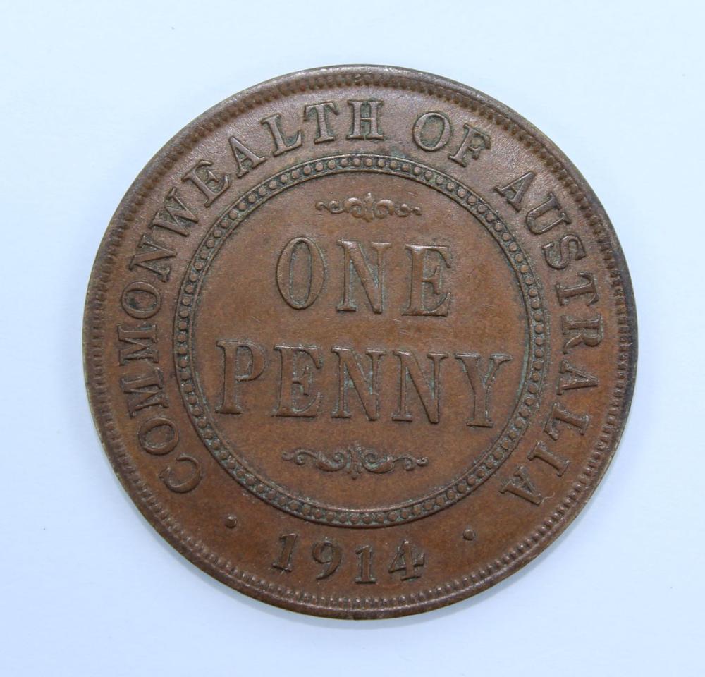 Australia 1914 Penny about ... image