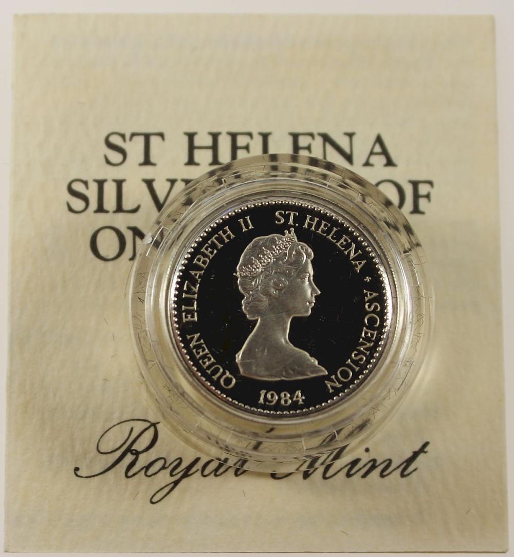 Saint Helena 1984 Silver (9... image