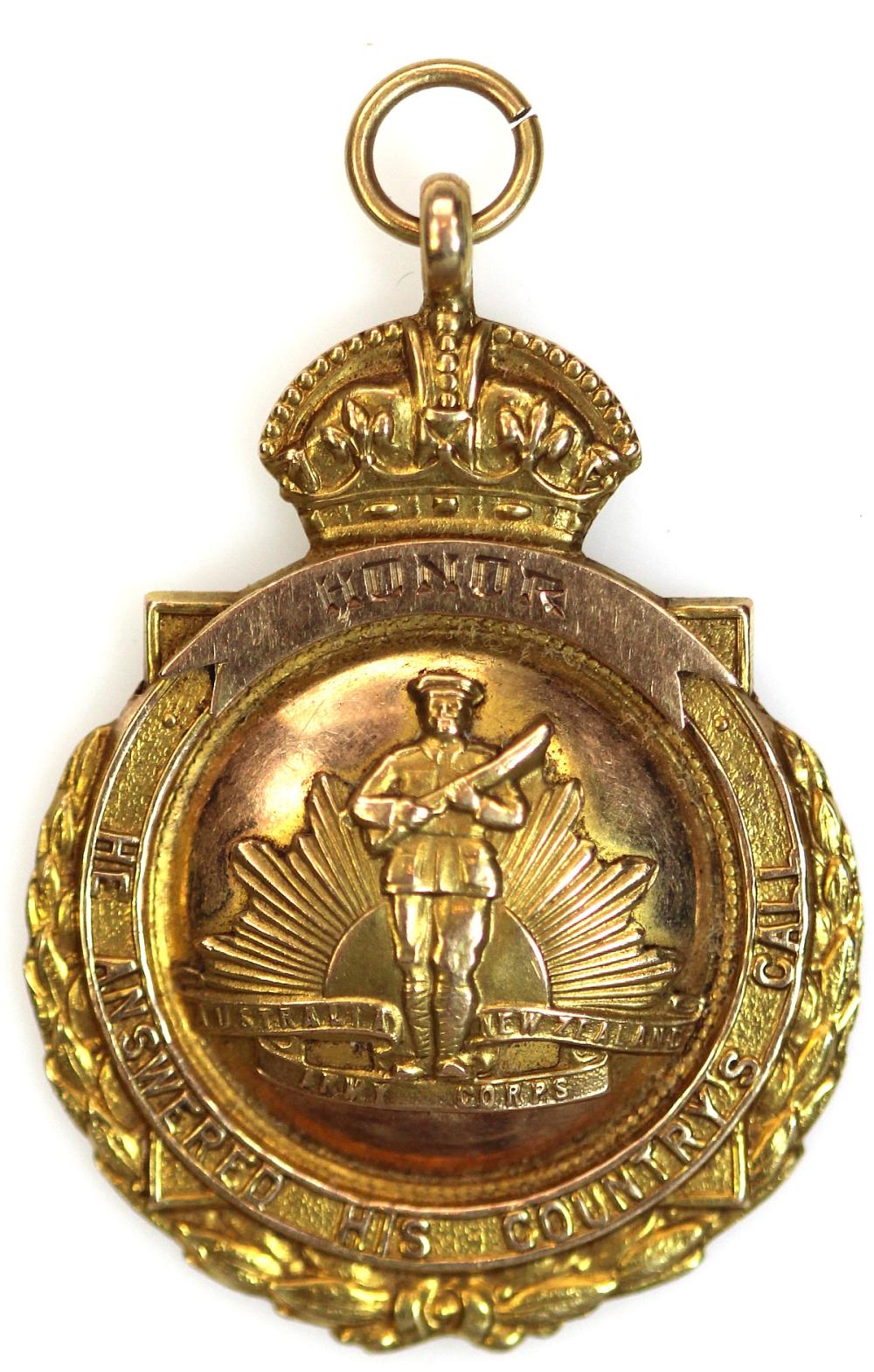 WWI - Australia Ornate 15ct... image