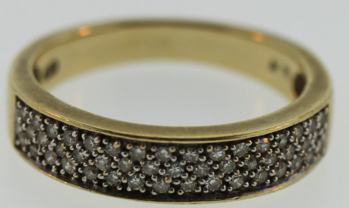 Diamond encrusted 9ct Gold ... image