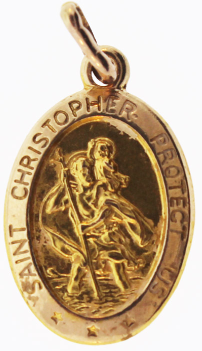 St Chistopher's Medal in 9c... image