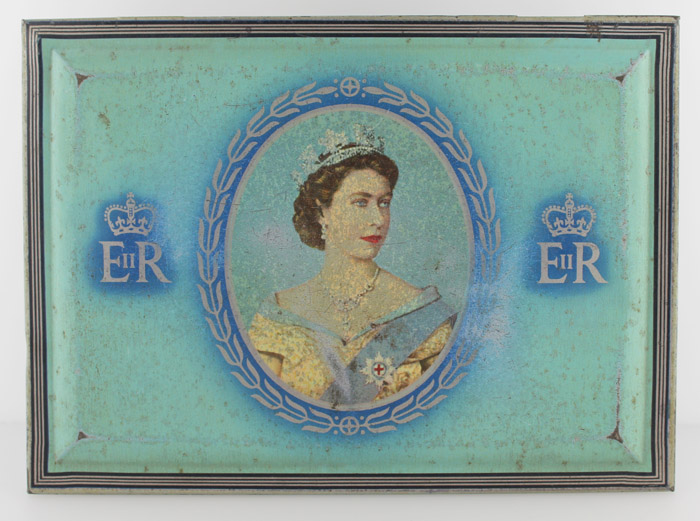 Cigarette Tin issued in 195... image