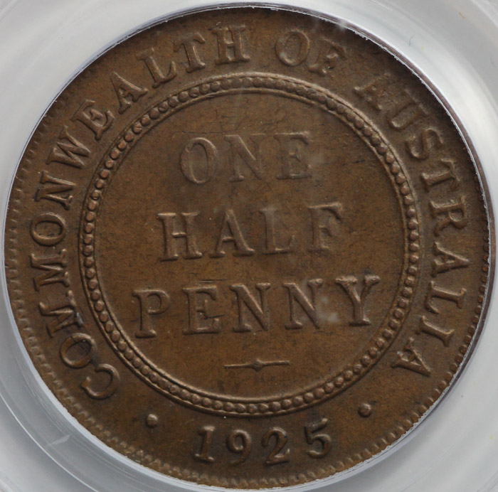 Australia 1925 Halfpenny, P... image