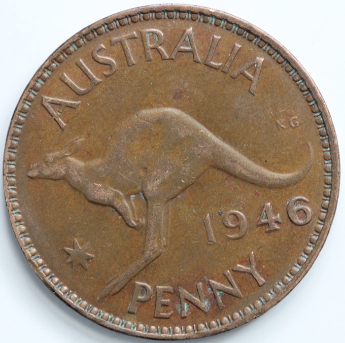 Australia 1946 Penny, good ... image