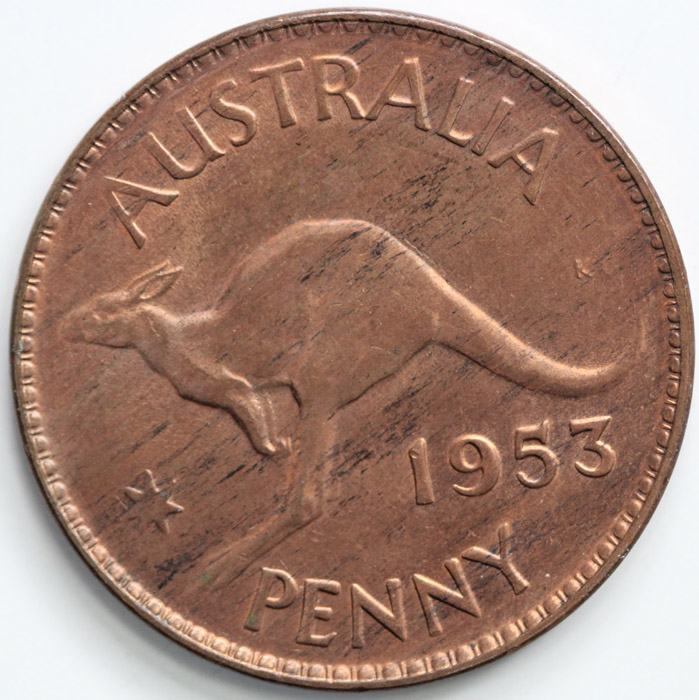 Australia 1953 (M) Penny, n... image