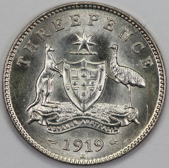 Australia 1919 M Threepence... image