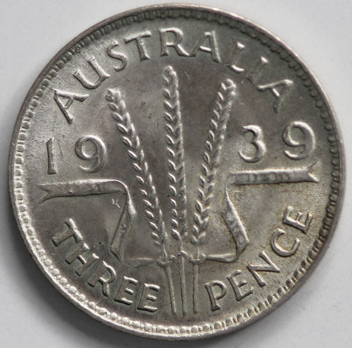 Australia 1939 Threepence, ... image