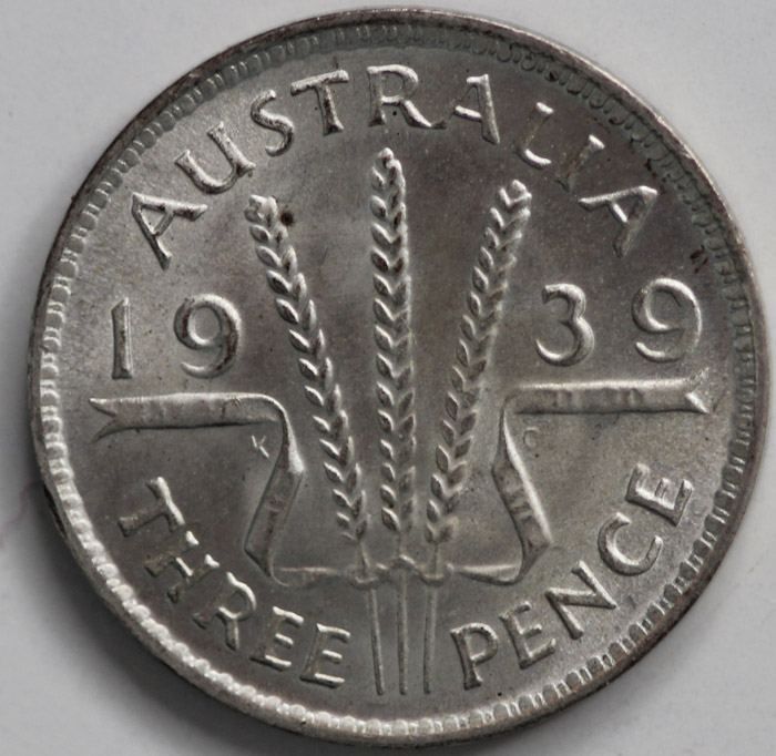 Australia 1939 Threepence, ... image