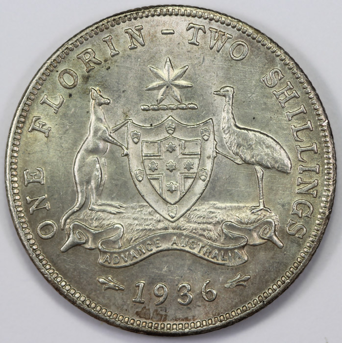 Australia 1936 Florin, abou... image