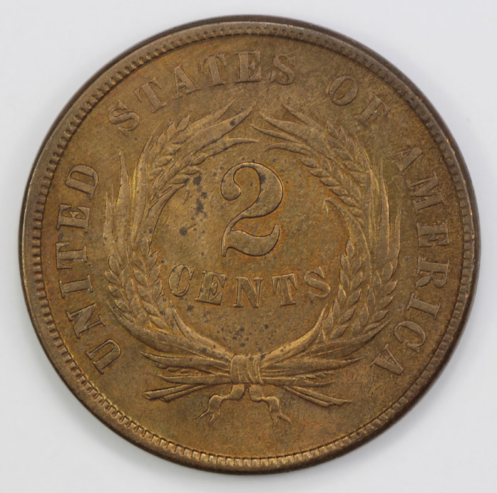 USA 1865 2 Cent, Uncirculat... image