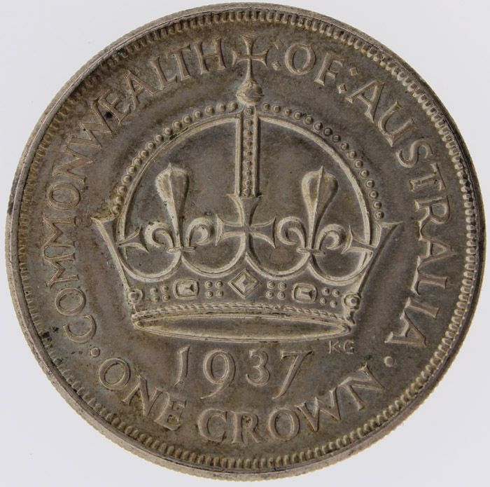 Australia 1937 Crown, light... image