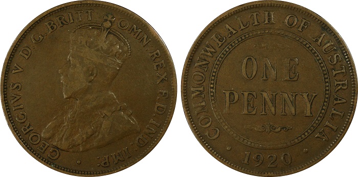 Australia 1920 .// Penny, P... image