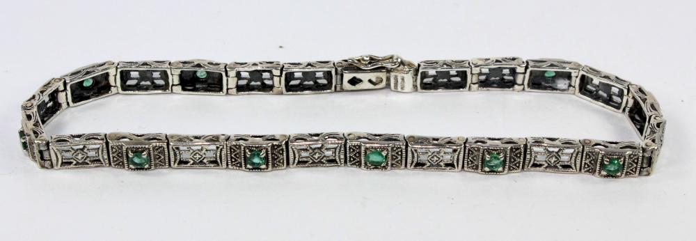 Intricate Emerald Bracelet ... image