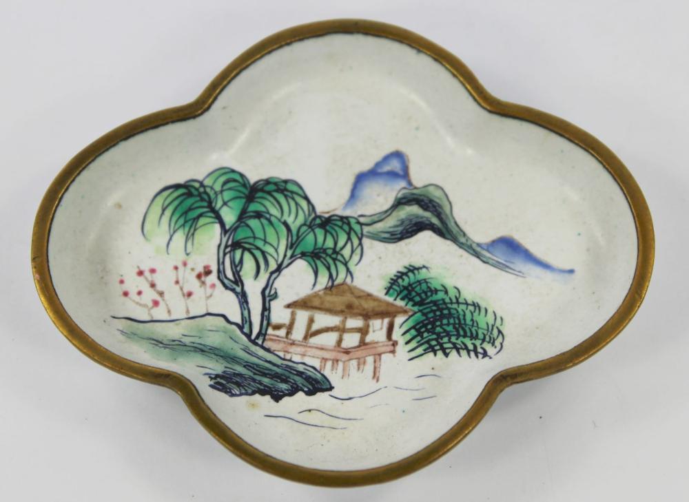 Chinese Enamelled Metal Pin... image