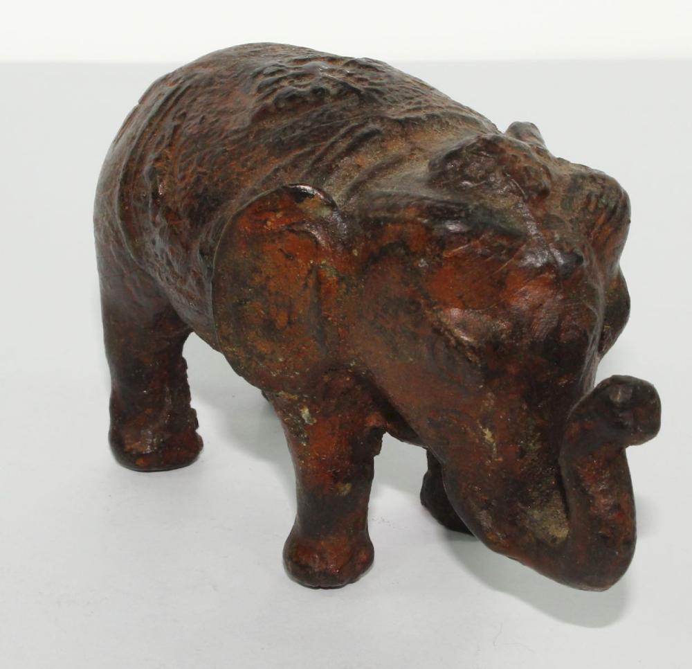 Cast Iron Elephant Figurine image