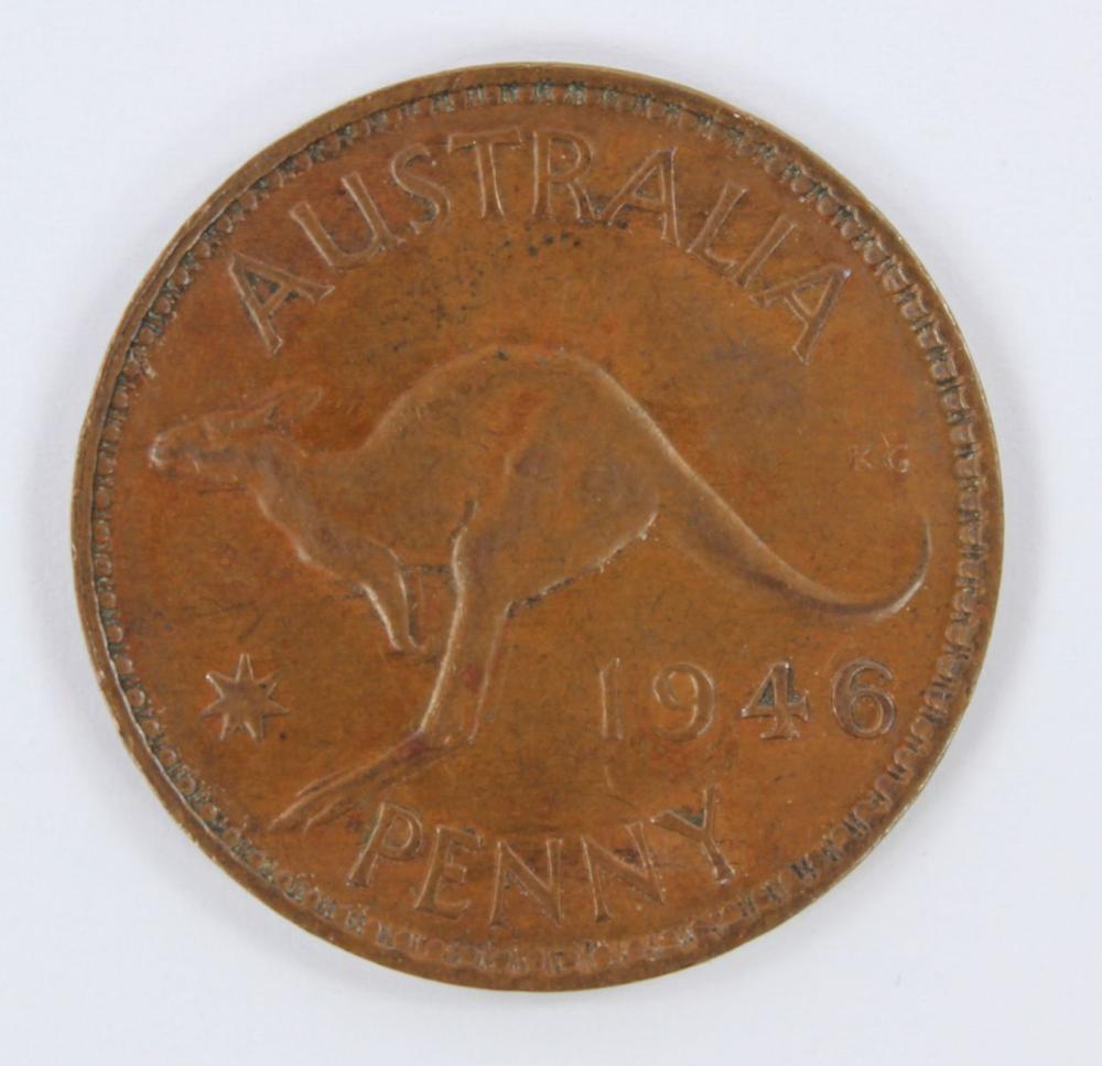 Australia 1946 Penny, good ... image