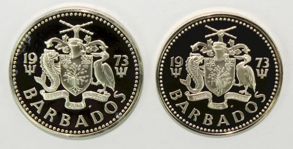 Barbados 1973 Silver (800) ... image