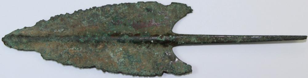 Bronze Arrowhead with raise... image