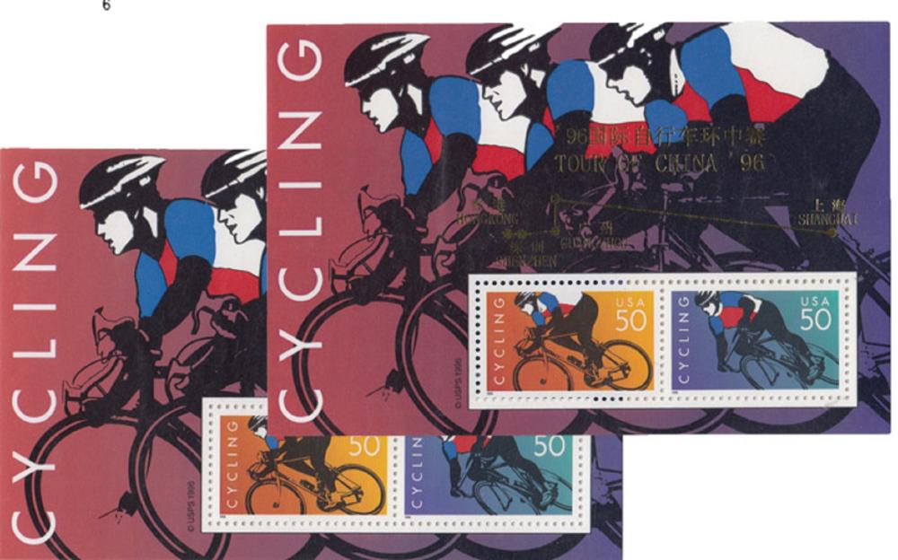 U.S.A. 1996 'Cycling' Souve... image