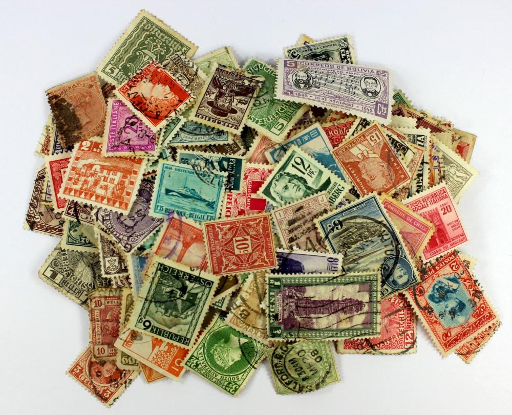 World Stamps Circa.Pre-1950... image