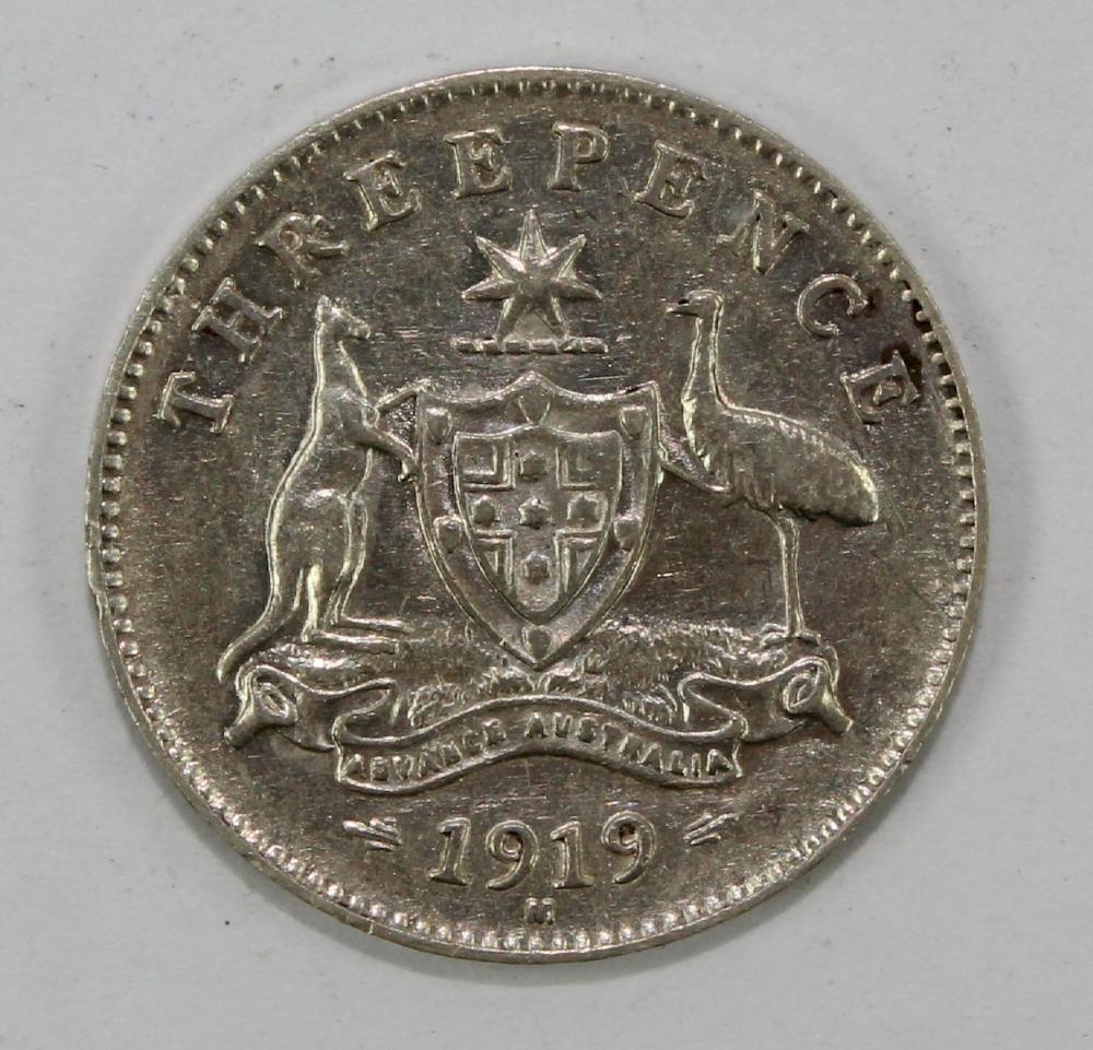 Australia 1919 M Threepence... image