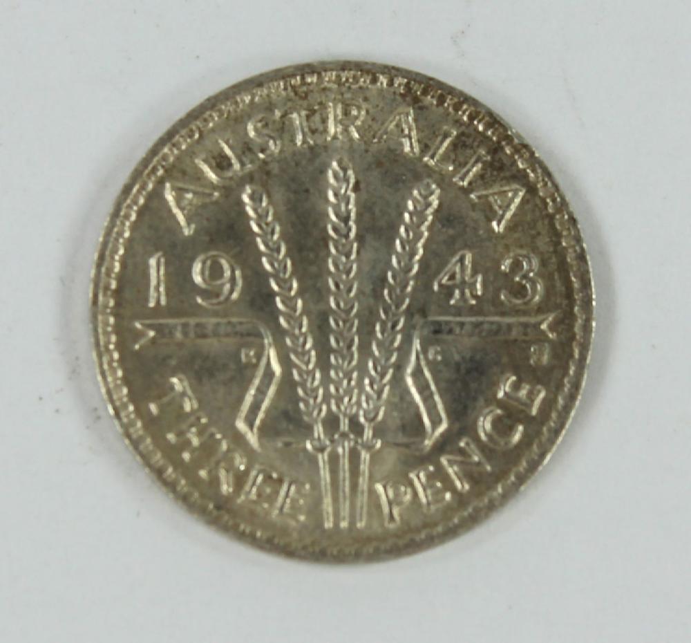 Australia 1943 S Threepence... image