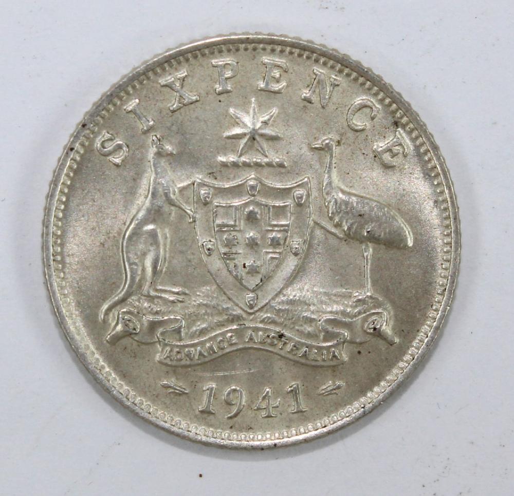 Australia 1941 Sixpence, Un... image