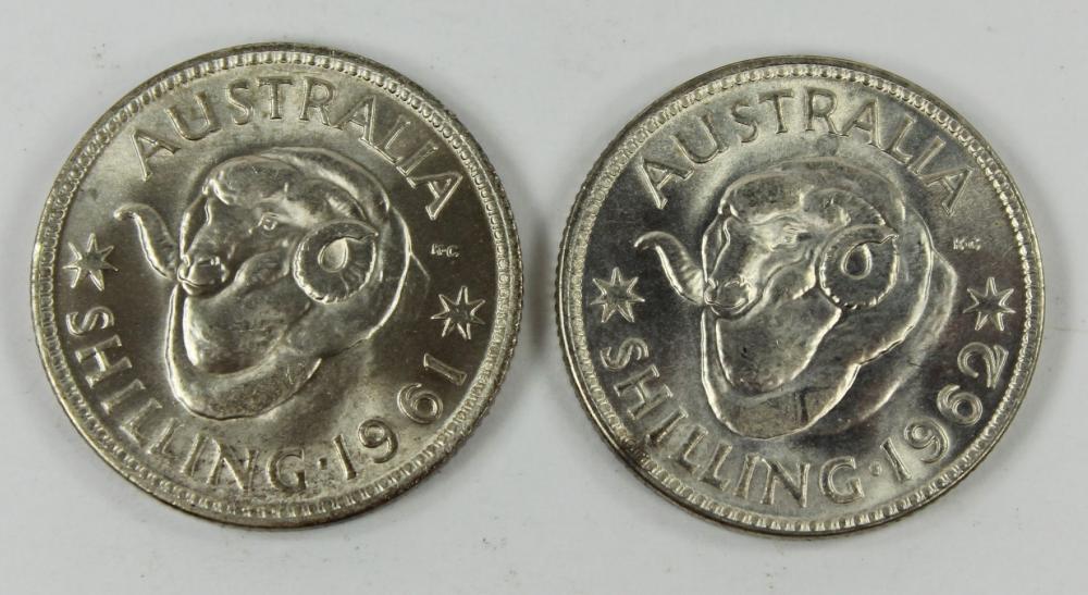 Australia 1961 & 1962 Shill... image