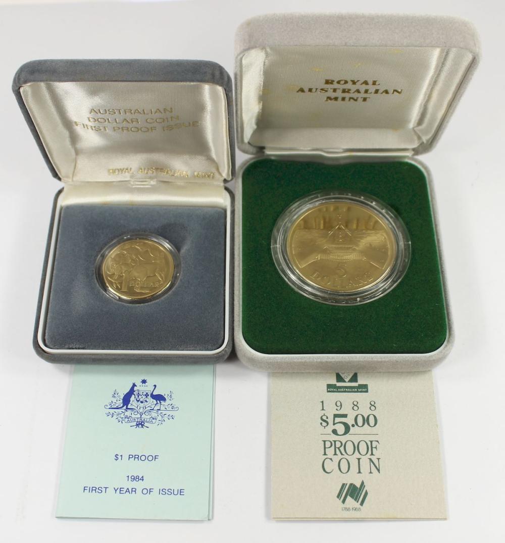 Australia 1984 Al-Br Proof ... image