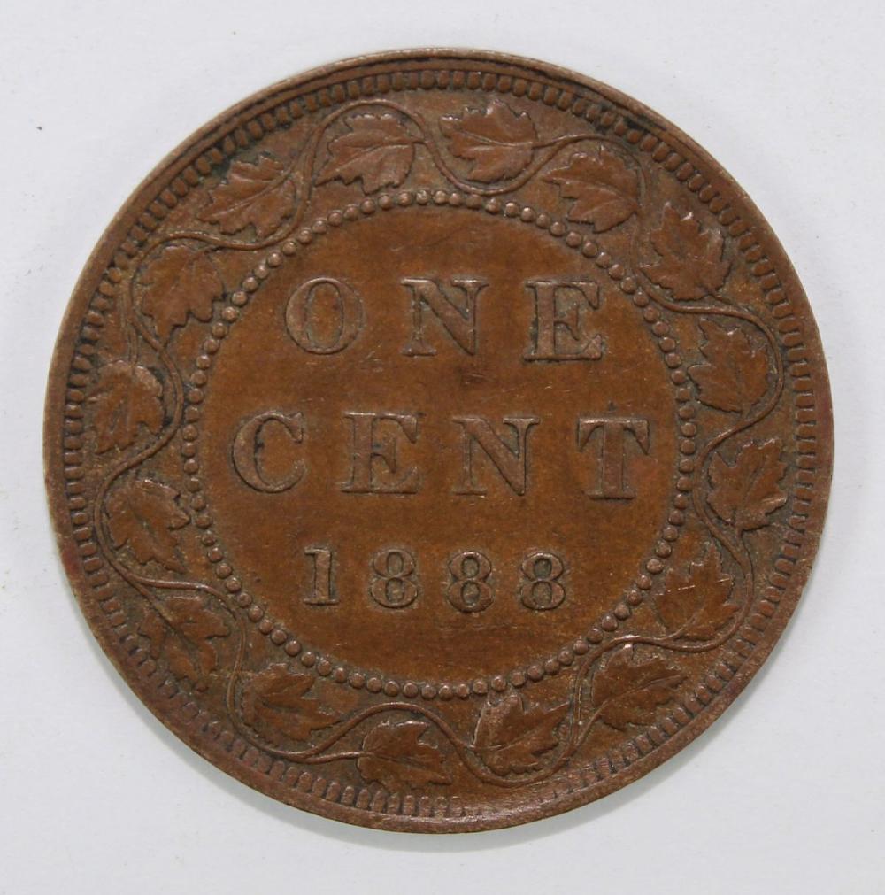 Canada 1888 Cent, virtually... image