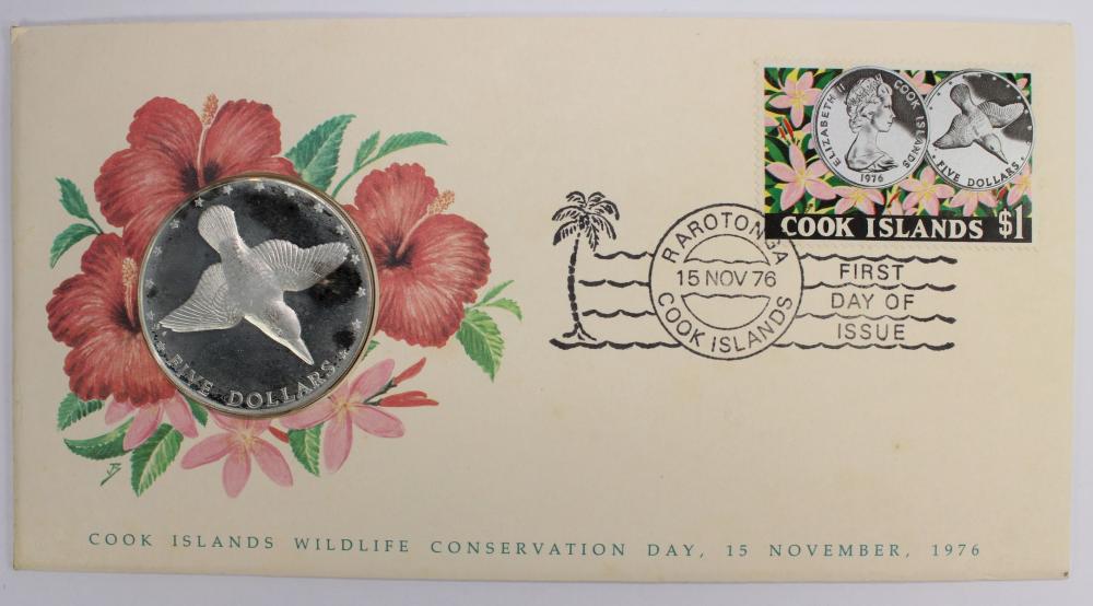 Cook Islands 1976 Silver Pr... image