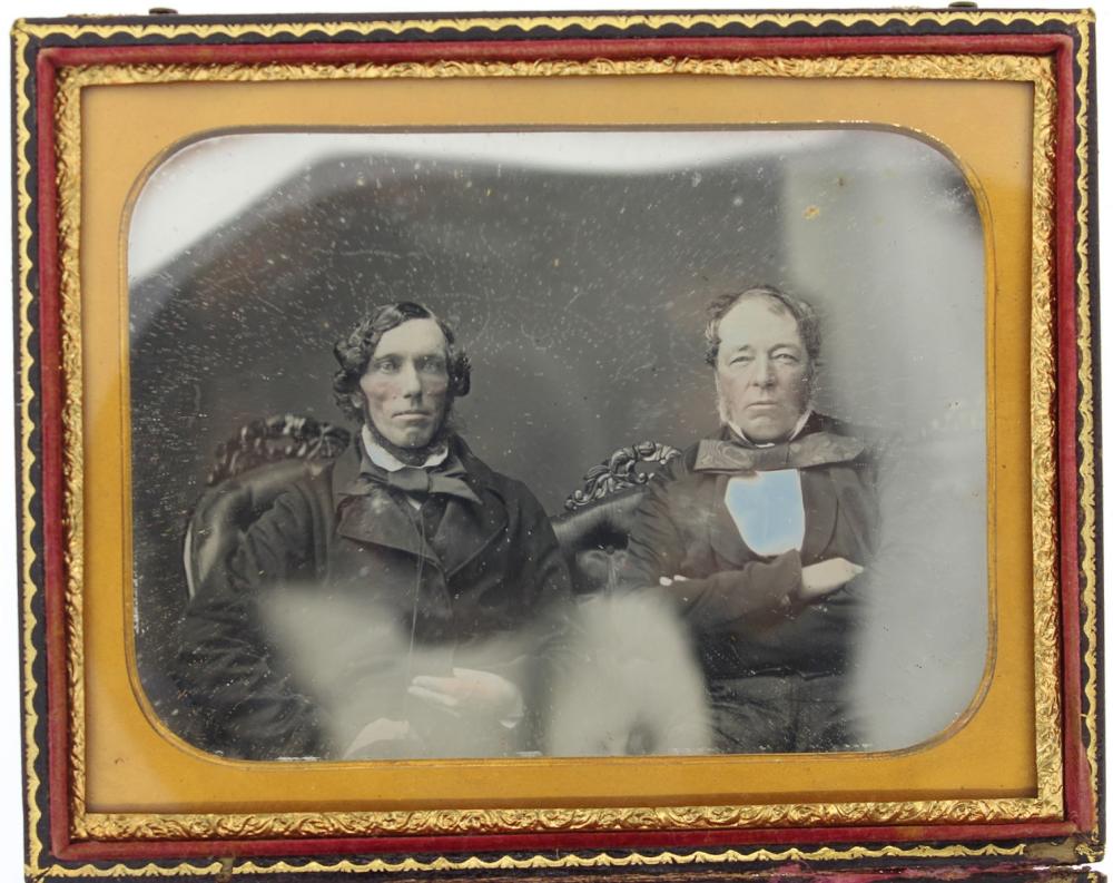 Vintage Daguerreotype Photo... image