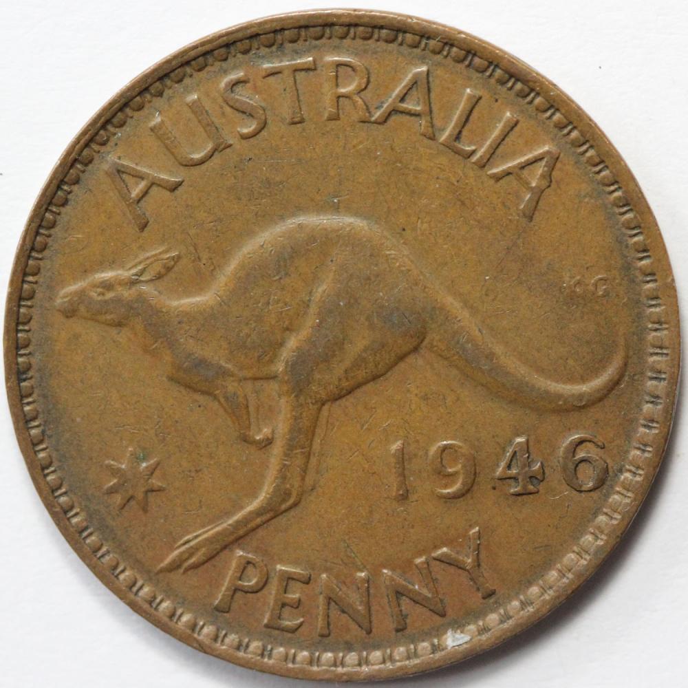 Australia. 1946 Penny, good... image