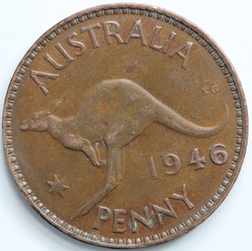 Australia. 1946 Penny, good... image