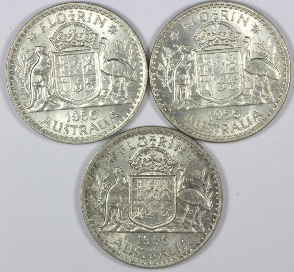 Australia. 1956 Florin, vir... image