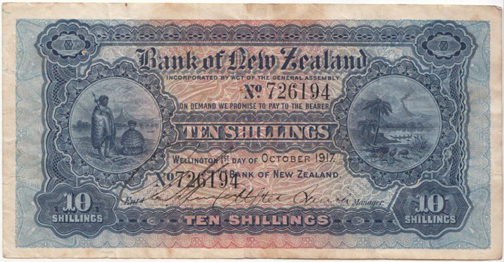 New Zealand. Bank of, '1.10... image