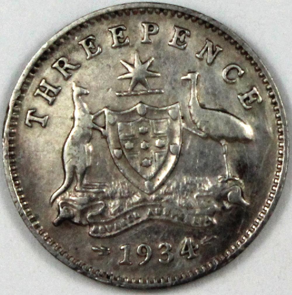 Australia. 1934/3 'Overdate... image