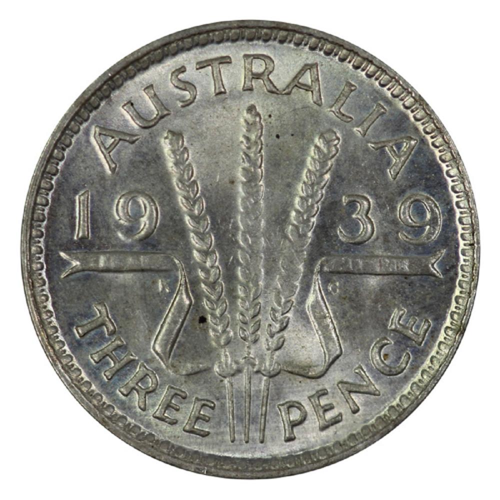 Australia. 1939 Threepence,... image