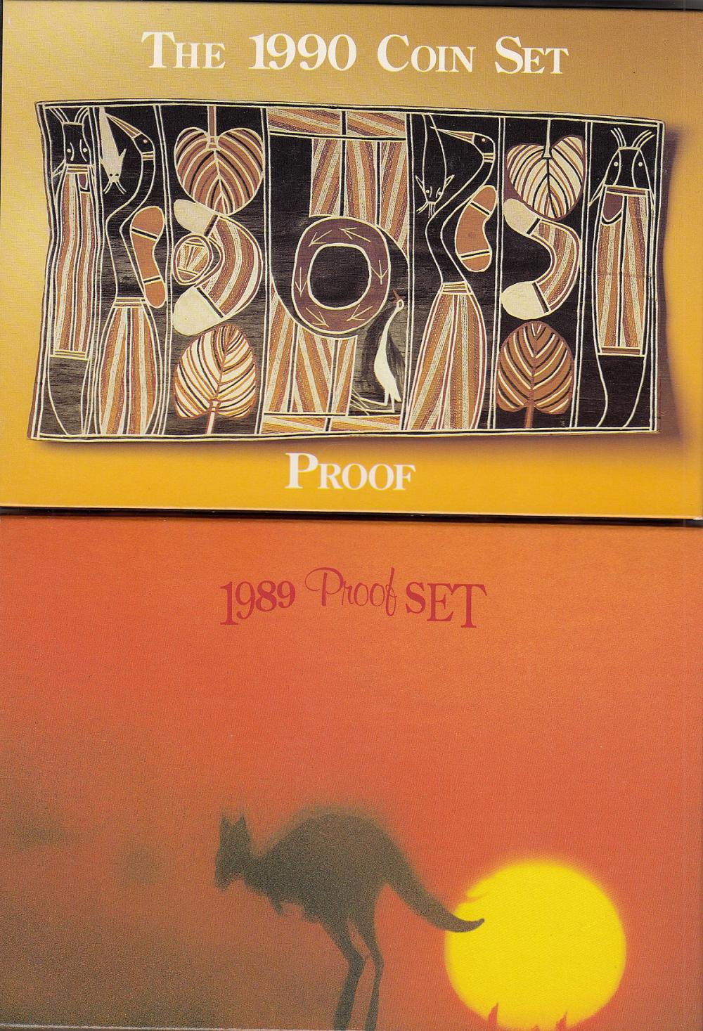 Australia. 1989 & 1990 Proo... image