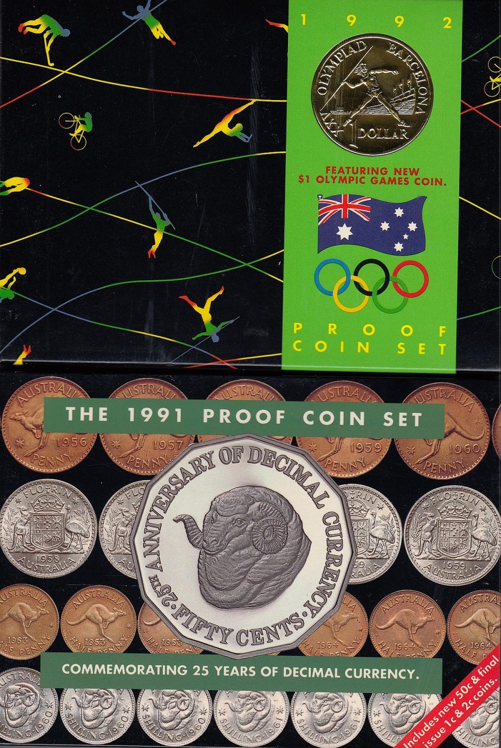 Australia. 1991 & 1992 Proo... image