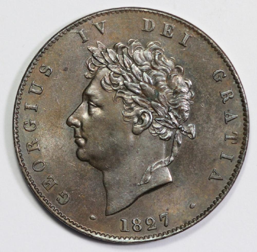 Great Britain. 1827 Halfpen... image