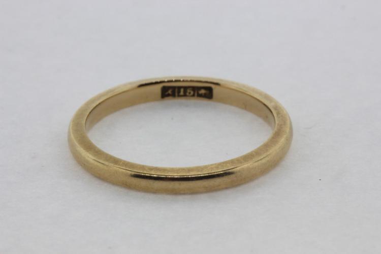 Vintage Wedding Band in 15c... image