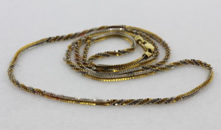 18ct Gold Chain with entwin... image