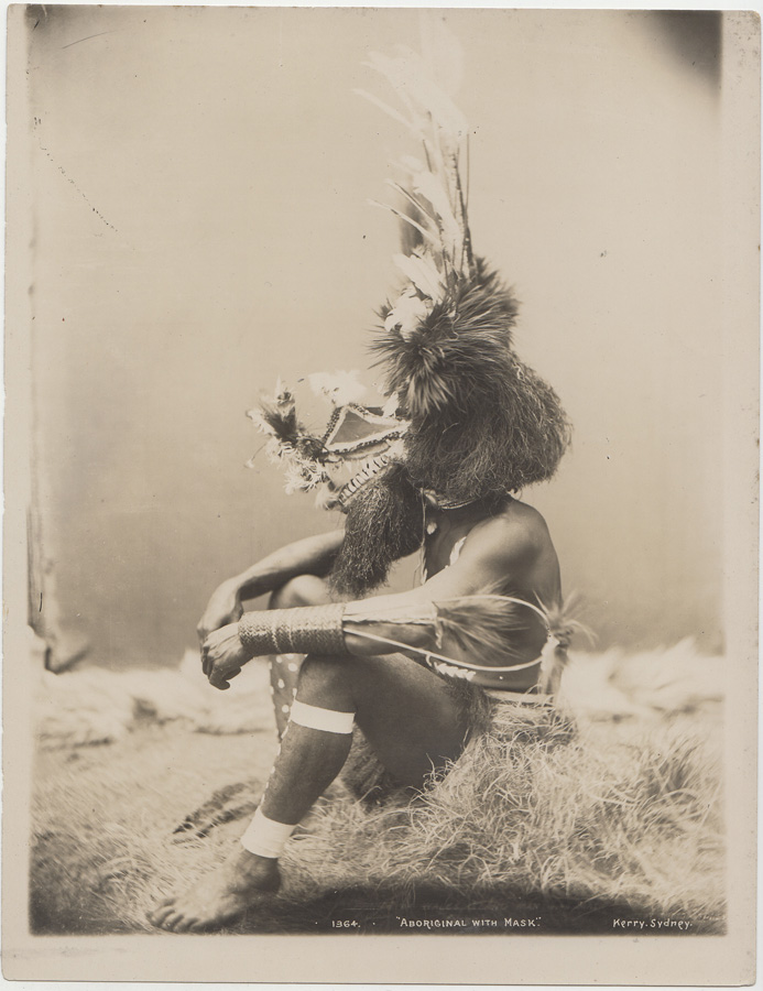 'Aboriginal with Mask' image